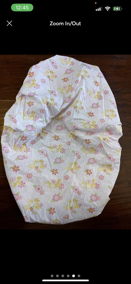 Disney Bebé Rey León Nala’s Rosa Selva Guardería Cuna Sábana Ajustable Estampado Retirado Foto 3 de 4