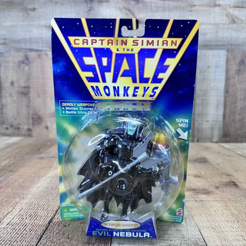 MOC Captain Simian And The Space Monkeys Evil Nebula Action Figure Mattel 1996