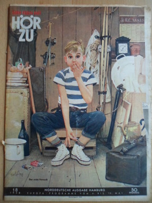 HÖRZU 18 - 1958 Programm 4.-10.5. Beniamino Gigli Michael Bohnen Johannes Brams