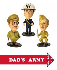 Dads Army Figures TV Merchandise Bobblehead Bobble Buddies 3 Set Large 7 Inch