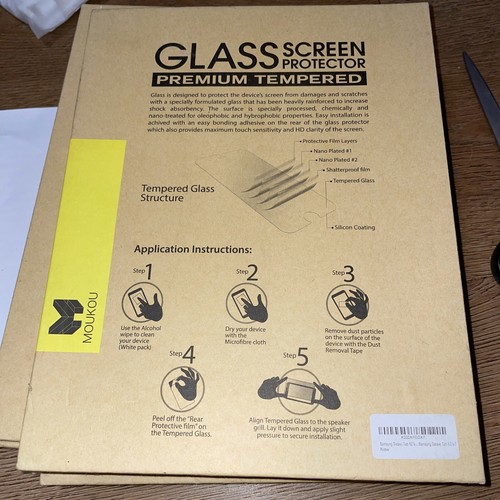 Tempered Glass Screen Protector For Samsung Galaxy Tab S2 9.7. B843 - Picture 2 of 3