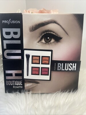 Profusion Blush Boutique Rosette 4 Blush Colors W/ Brush | New.