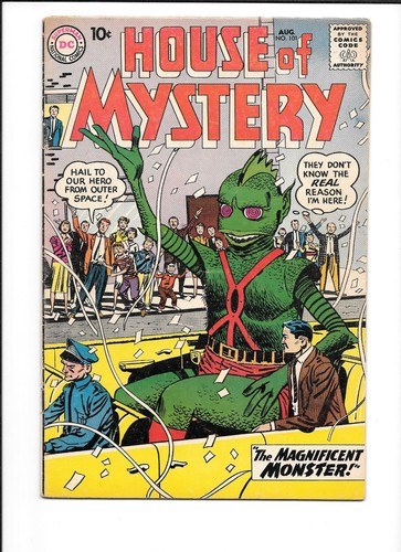 House of Mystery #101 ¡El Monstruo Magnífico! Cubierta 10c F/VF 7.0 Beauty DC 1960 - Imagen 1 de 2