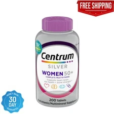 Centrum Silver Women's Multivitamin 50 Plus, 200 Tablets