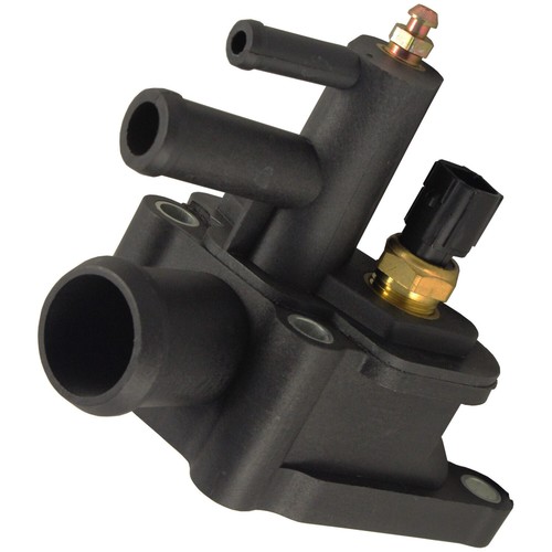 Beneges Engine Coolant Thermostat Housing Water Outlet W Air Bleeder