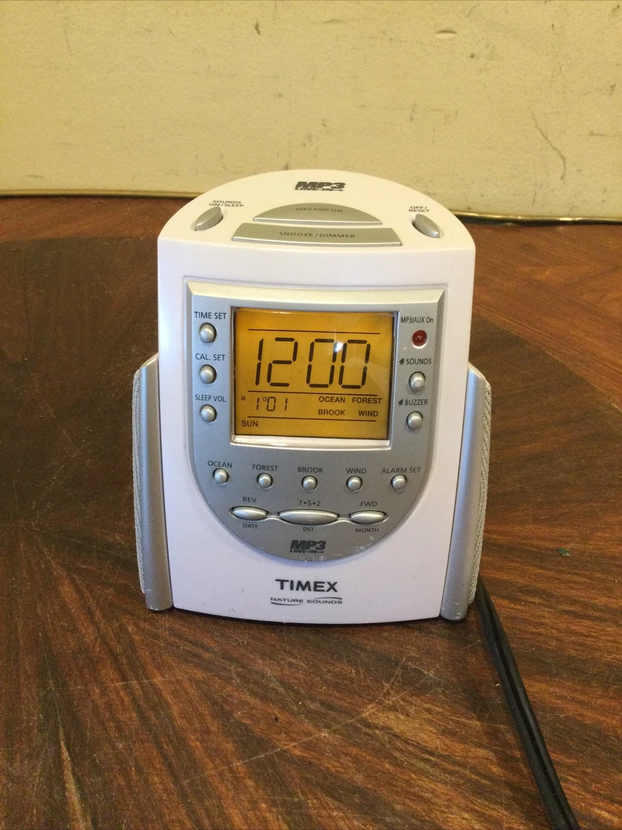 SYLVANIA CUBED DUAL Alarm Clock With 10 AM FM Presets Black, 56 OFF