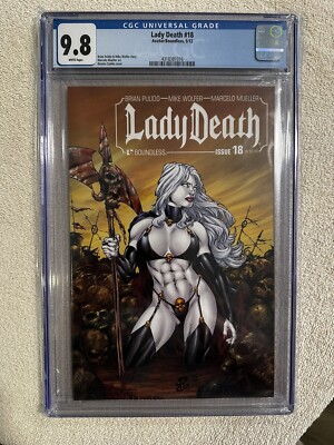 Lady Death #18 Avatar/Boundless CGC 9.8 Renato Camilo cover Marcelo Mueller Art
