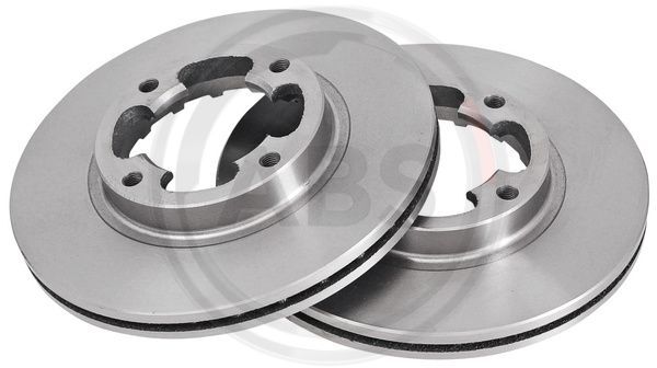 2X A.B.S. 15653 Bremsscheibe Vorne Passend FüR Subaru-image