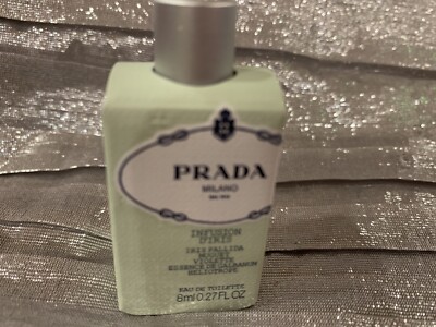 PRADA MILANO INFUSION D' IRIS eau de Toilette 0.27 oz. New In Box