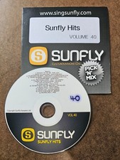 SF040   SUNFLY KARAOKE CDG VERY RARE, NOT SOLD IN THE USA LOT UK