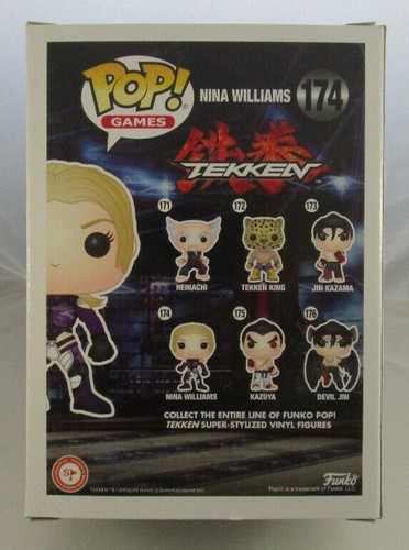 Funko POP! # 174 Nina Williams Tekken Video Game Figure New in Box - Picture 2 of 6