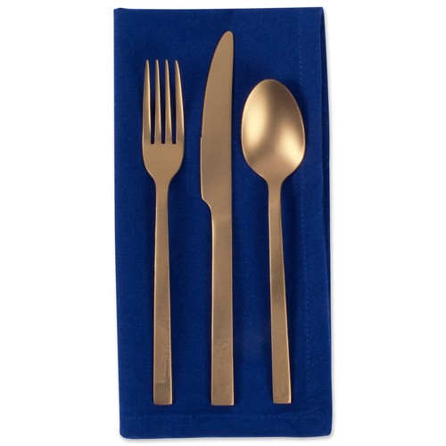 DII Solid Napkin Set Collection 20x20 Nautical Blue 6 Piece - Picture 5 of 12