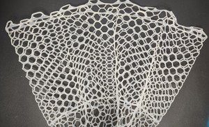 Fish Landing Net, Rubber Mesh Replacement Netting, No Brand