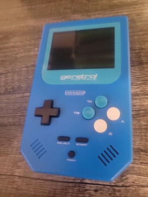Retro-Bit Go Retro Portable Game Handheld Electronic Blue
