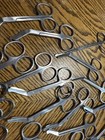 Lot Of 40 Coloplast Ostomy Scissors 95050 - 4" & 7” Curved Stainless Steel Blade — photo 3
