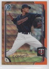 2015 Bowman Chrome Prospects Orange Wave Refractor Felix Jorge #BCP232 2e6