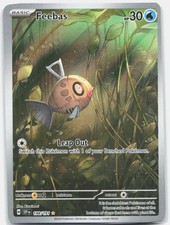 Feebas Illustration Rare SV08: Surging Sparks SSP Water Holo 198/191 2024 NM on eBay