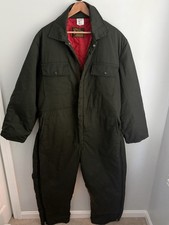 Walls Blizzard-Pruf Mens XL R Insulated Coveralls Jumpsuit Black Vintage USA