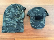 Russian Bundle Tactical Balaclava Military Cap Set - Black Multicam