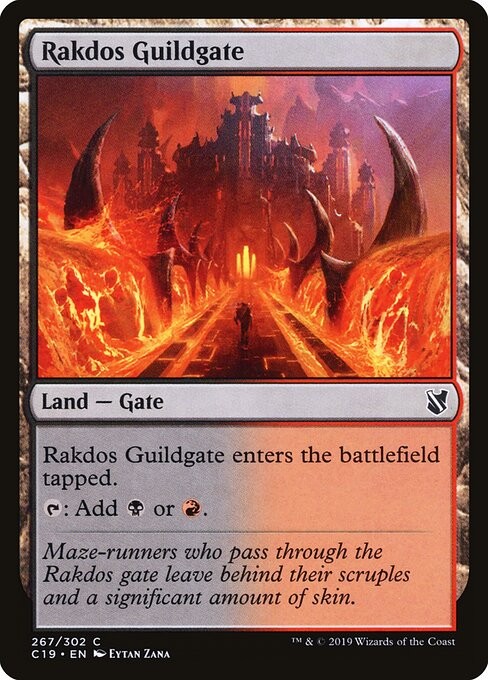 MTG Rakdos Guildgate [C19] #267 LP en