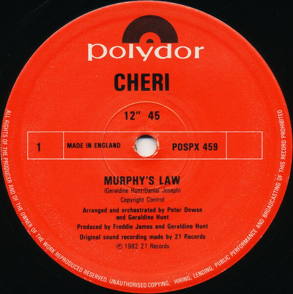 Murphy's Law | Cheri | Very Good Condition