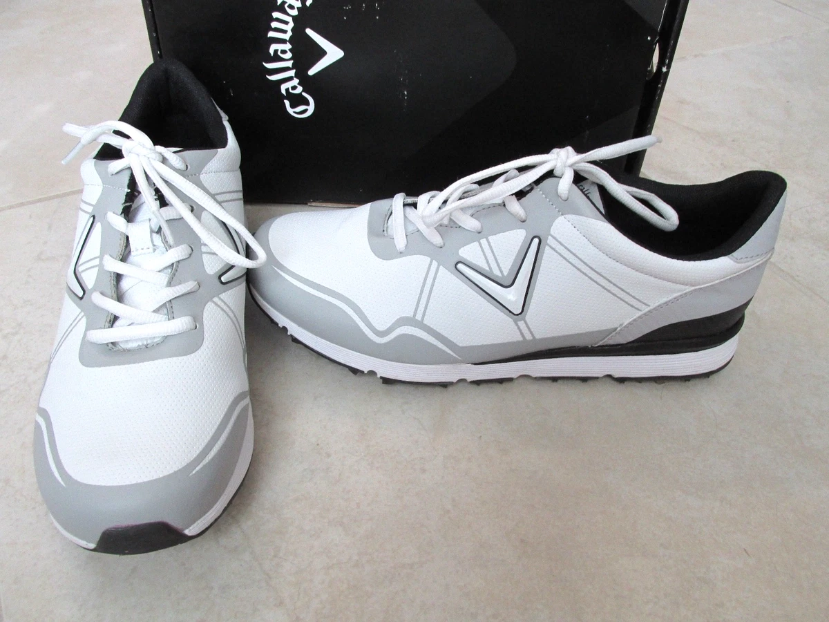 Like New High End Callaway White Golf Shoes Black Trim Size 8.5 Men/10 Women Amazon.com | Callaway Men main image 3