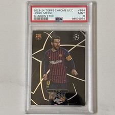 2023-24 Topps Chrome UEFA Club Competitions - Shadow Etch Lionel Messi #BE-4