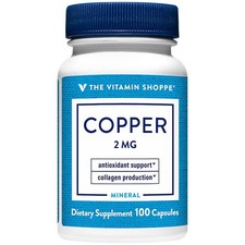 The Vitamin Shoppe Copper 2 mg Capsules, Esse...