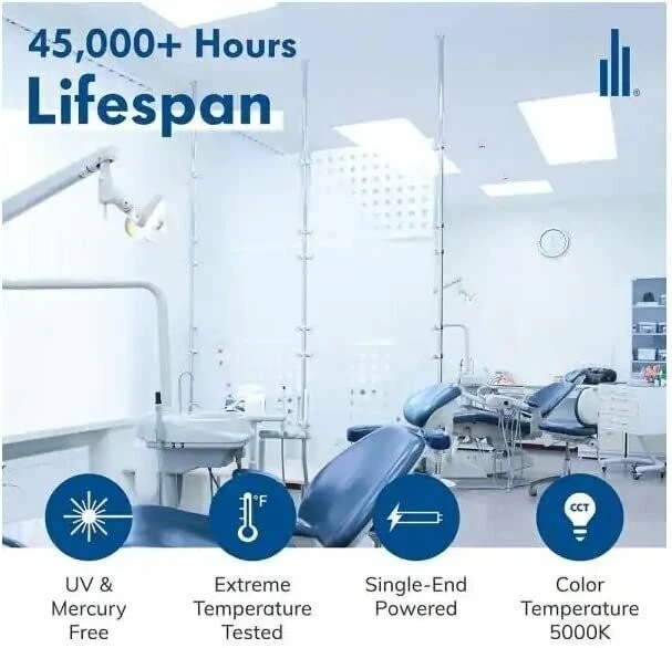 18W 4 ft. Bombilla de tubo LED de vidrio de derivación de alimentación lineal T8 T10 T12 de un solo extremo, 24 piezas Foto 3 de 4