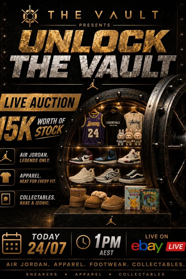 🇦🇺 Vault is Open: Sneakers, Collectables, Apparel, Accessories
