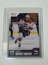 Skyler Brind'Amour Charlotte Checkers Hockey Card 2023 2024 Season AHL Edition