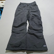 Lands End Kids Black Snow Pants Insulated Winter Ski Snowboard Size 10