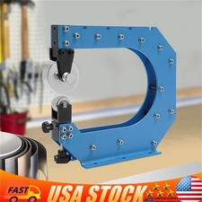 12in Benchtop English Wheel Blue w/ 3 Lower Wheels Professional  Heavy Duty