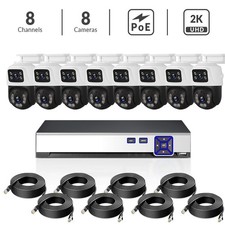 KERUI 8CH NVR 6MP POE Security Camera System CCTV IR Night Vision Two Way Audio