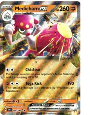 Stellar Crown Medicham ex 80/142 Double Rare Pokemon NM/M