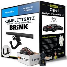Für OPEL Insignia Gr. Sport Z18 Anhängerkupplung abnehmbar +eSatz 7pol uni 17-