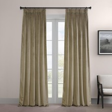 HPD Half Price Drapes Signature Velvet Thermal Blackout Curtains for Living R...