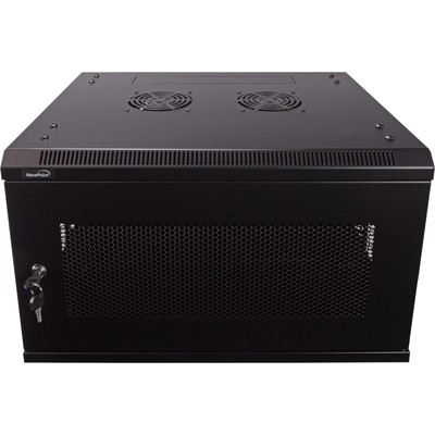 6U IT Wall Mount Network Server Data Cabinet Rack Perforated Door Lock w/shelf