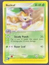 Pokémon Nuzleaf 48/100 EX Sandstorm LP