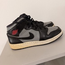 Nike Air Jordan 1 Mid GS Shadow Black/Particle Grey 5Y