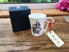 Alice im Wunderland Whittard Becher mit Schlüsselhenkel - Verrückter Hutmacher Teeparty "Alice" Neu
