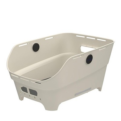 Basil Hinterradkorb Cento Neo WSL off-white, 46X35x25cm, WSL-System