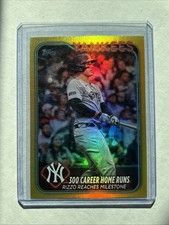 2024 Topps Update Series Highlights Checklist Anthony Rizzo #US241 Gold Rainbow