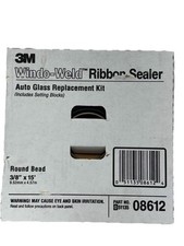 3M 08612 Window-Weld Round Ribbon Sealer Auto Glass Replacement Kit, 3/8" X 15'