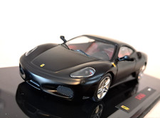 FERRARI F430 MATTE BLACK 1/43 HOTWHEELS ELITE P9948