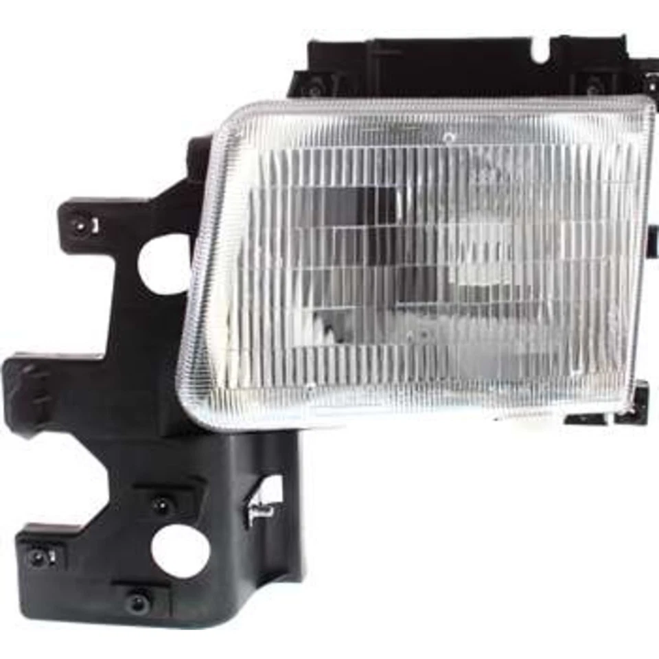 Juego de faros halógenos para Dodge B2500 1995-1997 izquierda y derecha con par de bombillas Foto 3 de 4