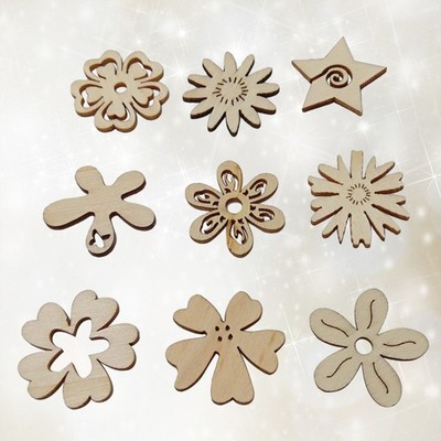 50 Pcs Kleine, Unregelmäßige Scheiben Hochzeitzdeko Tisch Mini-Bastelblumen