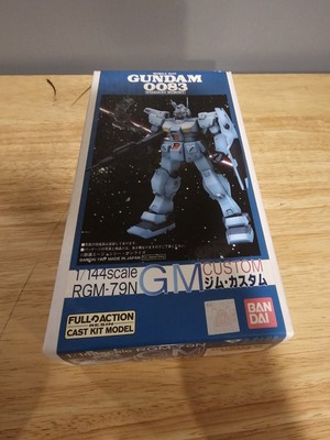 BANDAI B-CLUB Gundam 0083 GM Custom RGM-79N 1/144 Garage resin kit 