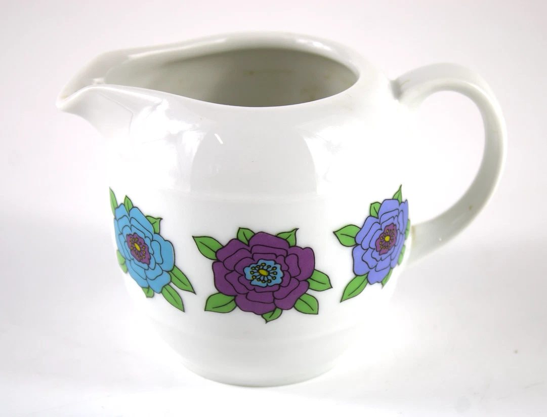 6x Piatti piani H&H Primrose In Porcellana, Disegno Rosato 27,5 Cm
