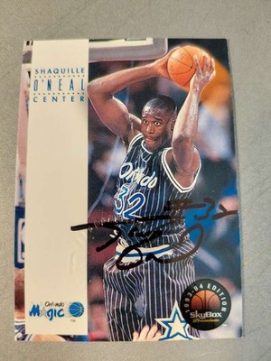 SHAQUILLE O'NEAL AUTO 1993-94 SkyBox Promo Autograph #133 Magic